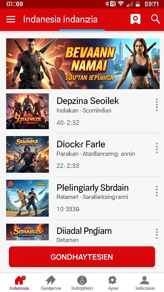 Berbagai pilihan permainan untuk semua genre.