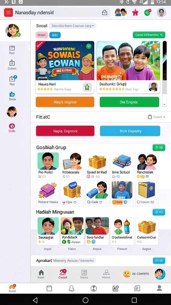 Komunitas aktif yang dapat membuat pengalaman bermain lebih seru.