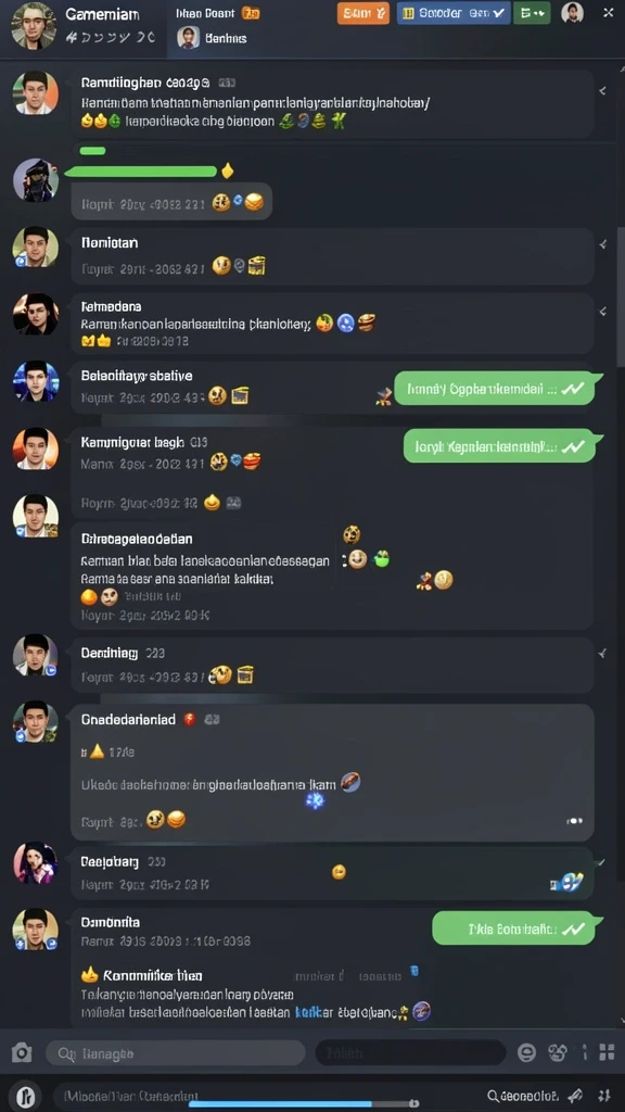 Tampilan antarmuka yang menarik dan modern.