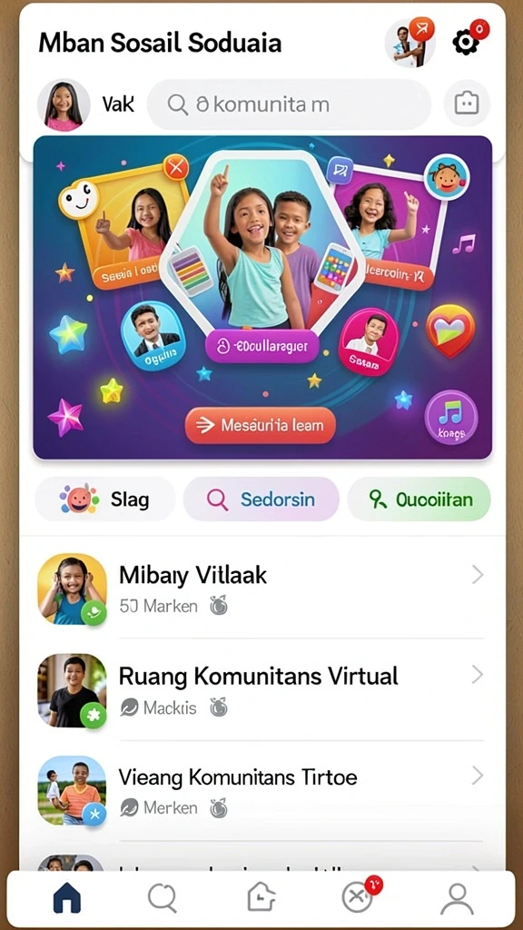Tampilan antarmuka yang user-friendly dan menarik.