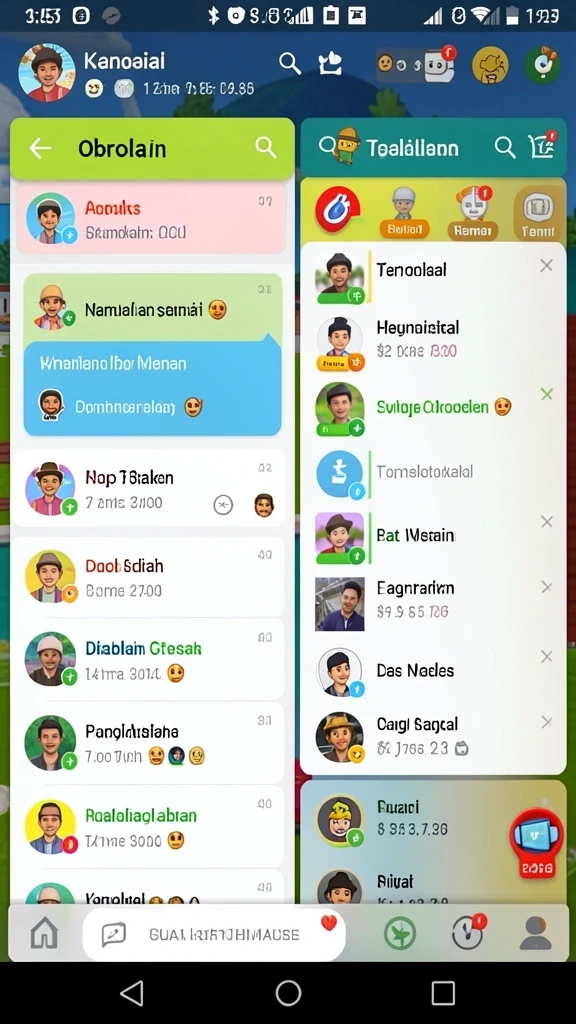 Menampilkan pemandangan indah dari dunia ESHATOTO.