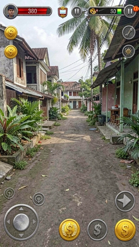 Momen mendebarkan saat bertarung melawan musuh.