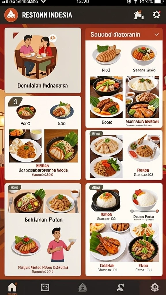 Tampilan grafis yang cerah dan menarik.