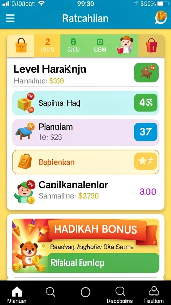 Mode permainan yang bervariasi dan seru.