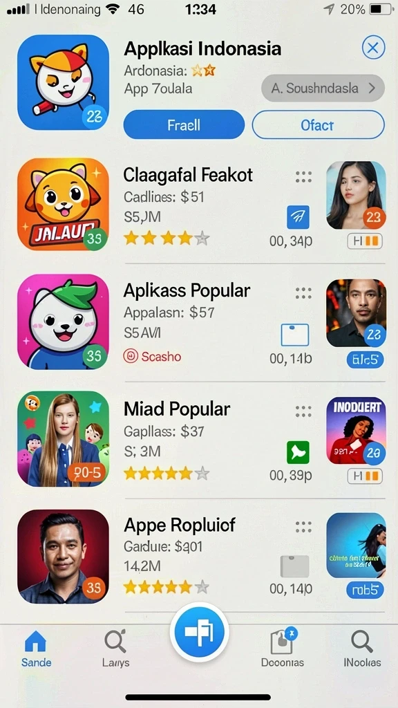 Tampilan antarmuka yang user-friendly.