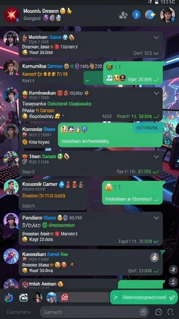 Tangkapan layar dari level baru yang penuh tantangan.