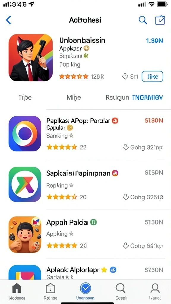 Tampilan antarmuka yang menarik dan user-friendly.