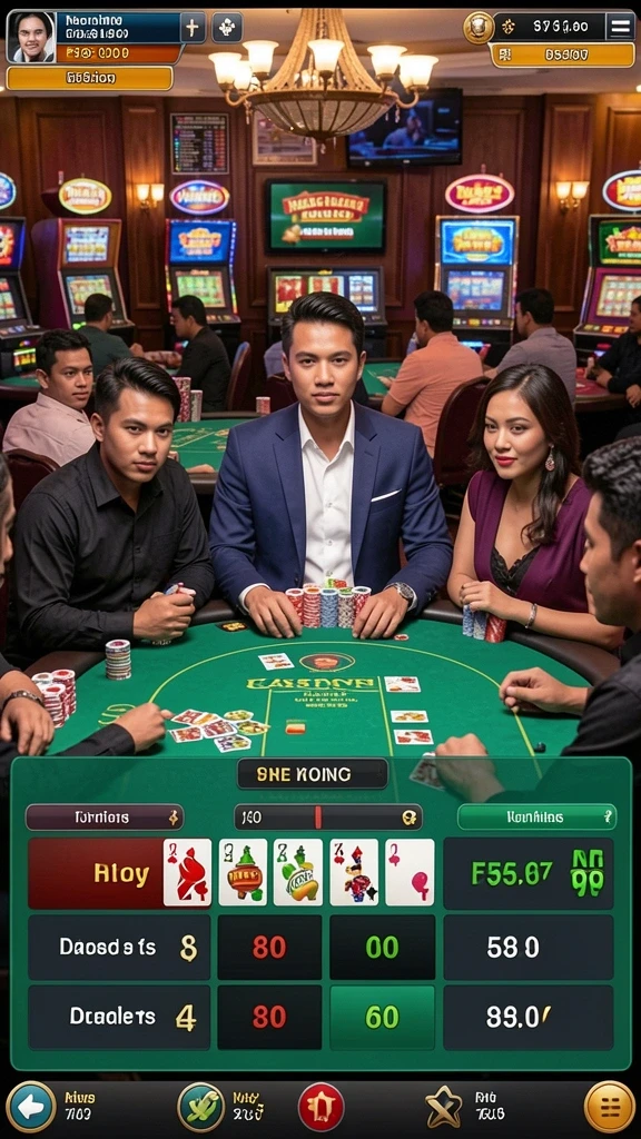 Berbagai pilihan permainan yang mengasyikkan.