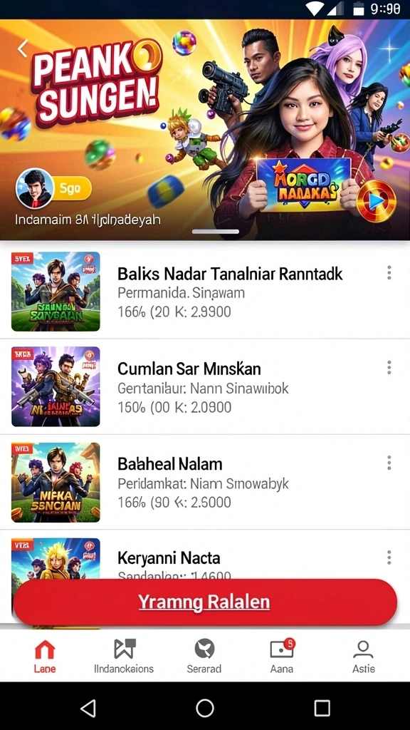 Pengaturan aksi yang seru saat menyelesaikan misi.