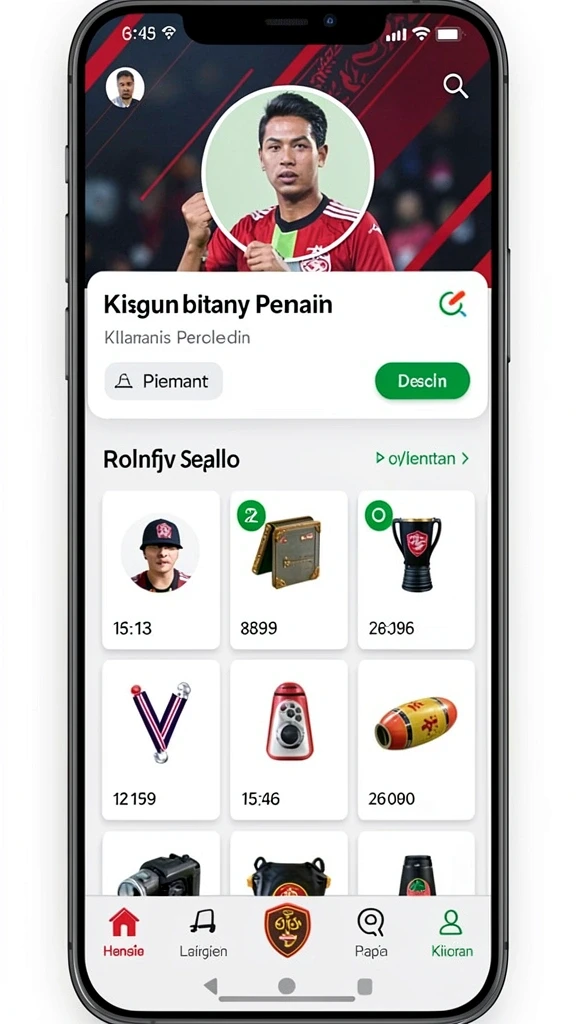 Antarmuka yang user-friendly untuk semua pemain.