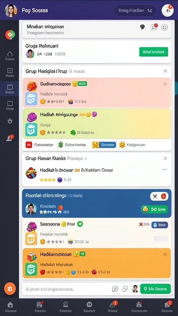 Mode multiplayer yang seru dan kompetitif.