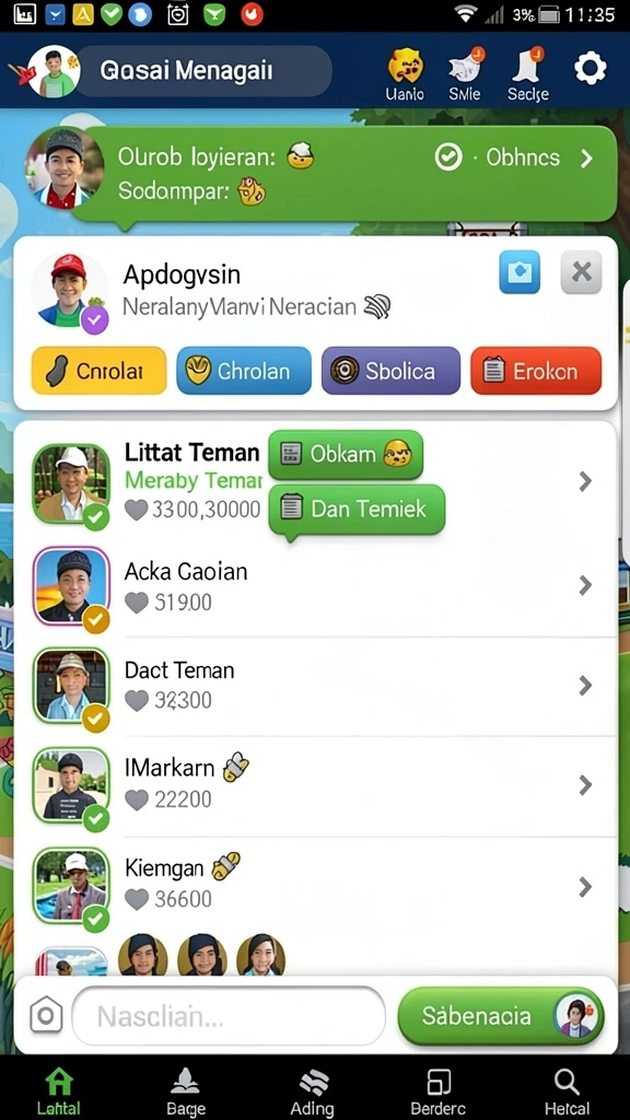 Tampilan antarmuka yang mudah dipahami.