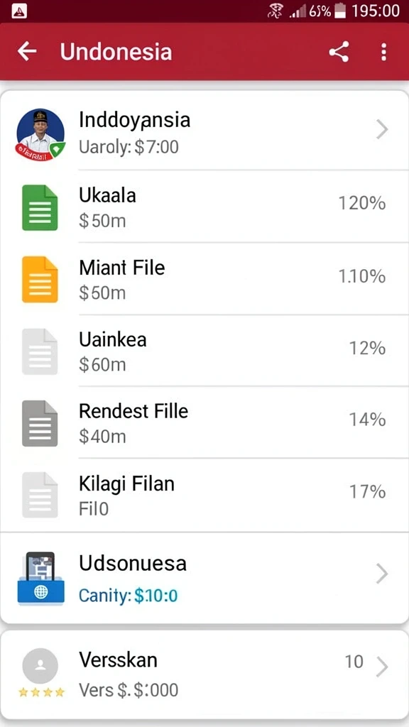 Karakter dengan kemampuan unik untuk dipilih.