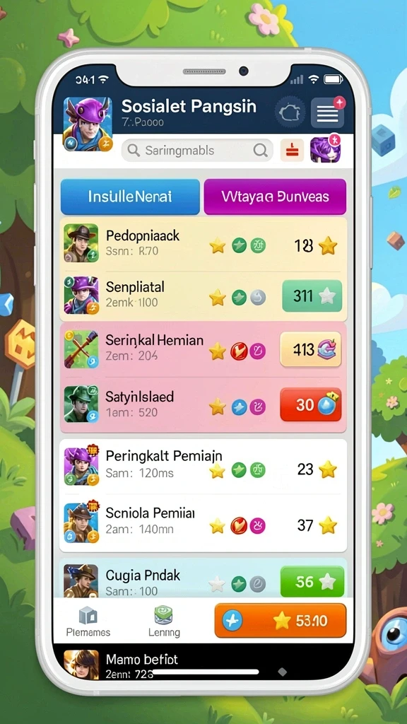 Tampilan awal yang menarik dan mengundang.