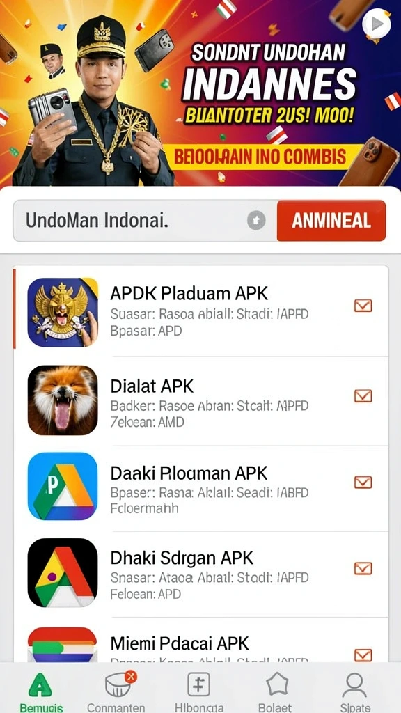 Tampilkan karakter utama yang siap beraksi.