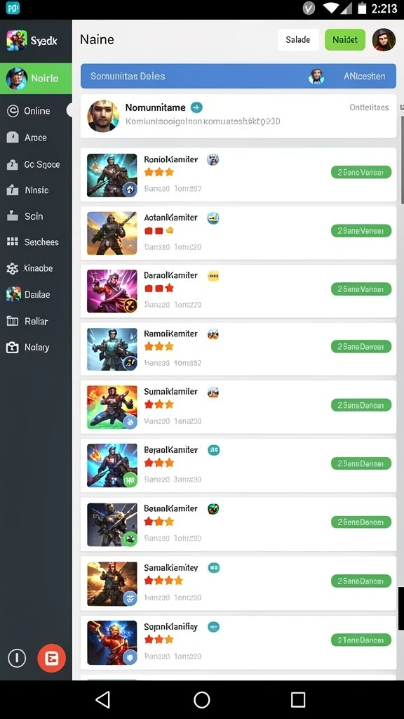 Karakter-karakter unik yang dapat dipilih dan dikustomisasi.