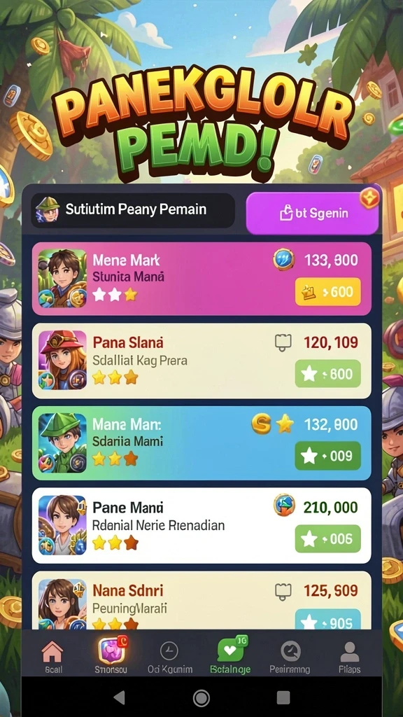Level menantang yang menguji keterampilan pemain.