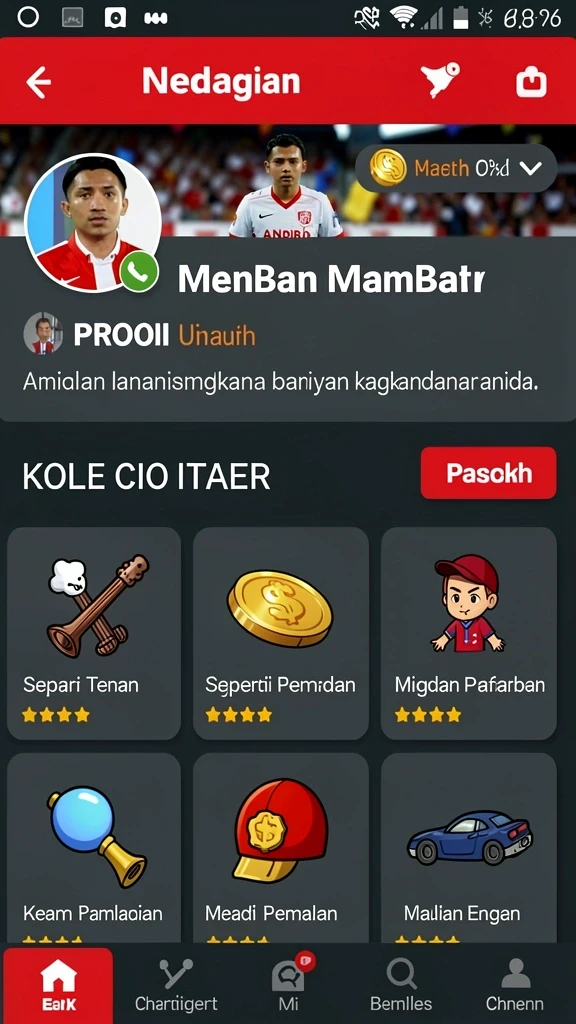 Screenshot menampilkan fitur bonus yang menguntungkan.