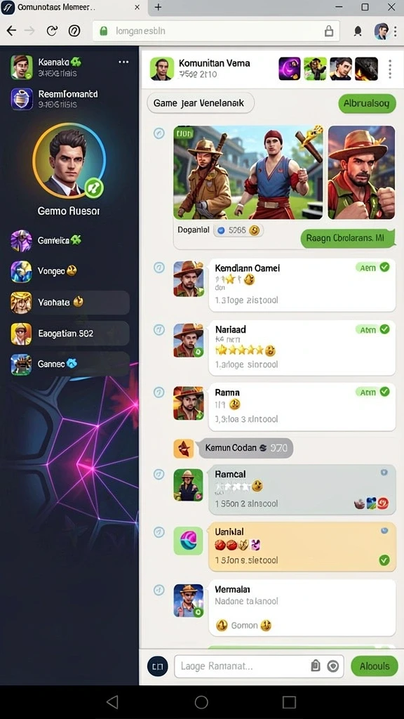 Screenshot memperlihatkan mode multiplayer yang aktif.