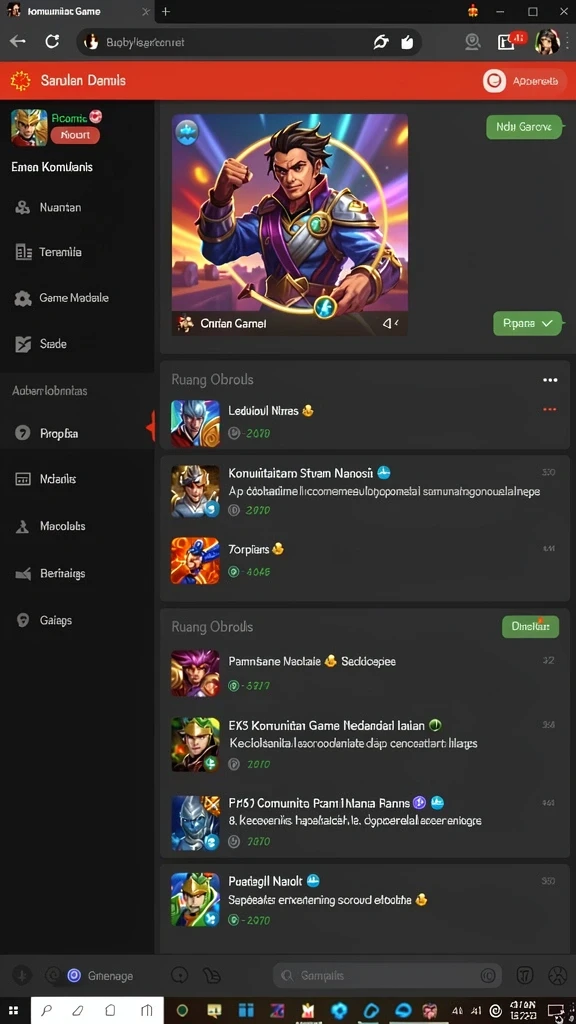 Gambaran gameplay yang seru dan adiktif saat bermain.