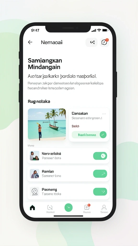 Tampilan antarmuka yang intuitif dan mudah digunakan.