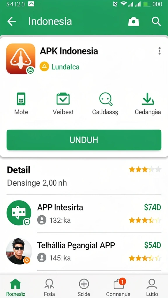 Tampilan grafis permainan yang menarik dan berwarna.