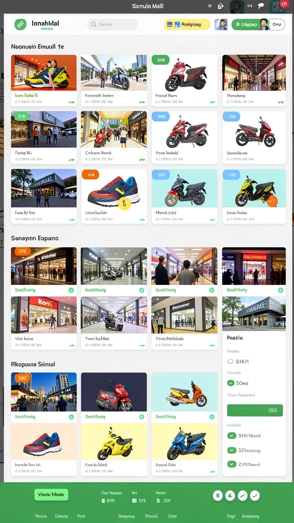 Tampilan antarmuka yang menawan dan modern.
