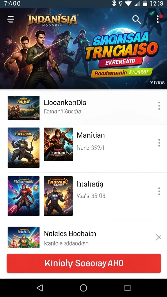 Berbagai pilihan permainan yang seru dan menguji keberuntungan.